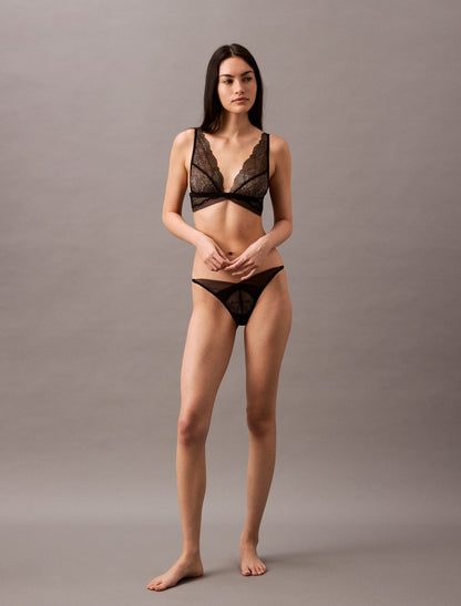 CK Black Geo Lace Bikini - Calvin Klein Underwear