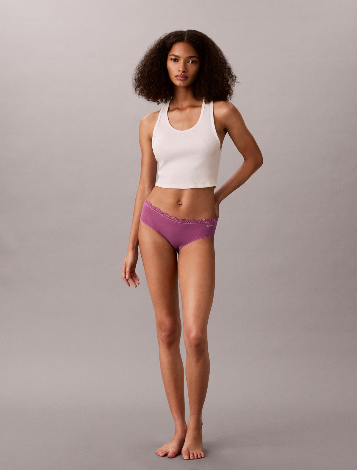 Microfiber Stretch with Lace 3-Pack Hipster - Calvin Klein Underwear