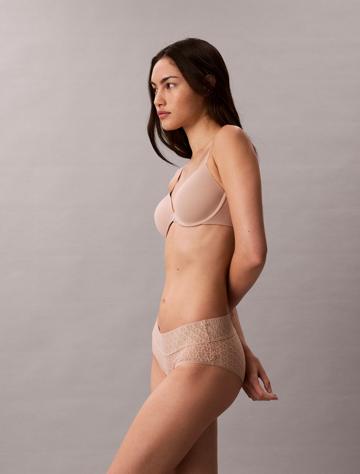 Icon Logo Lace Hipster - Calvin Klein Underwear