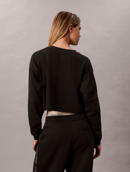 Logo Cotton Jersey Cropped Tee - Calvin Klein Underwear