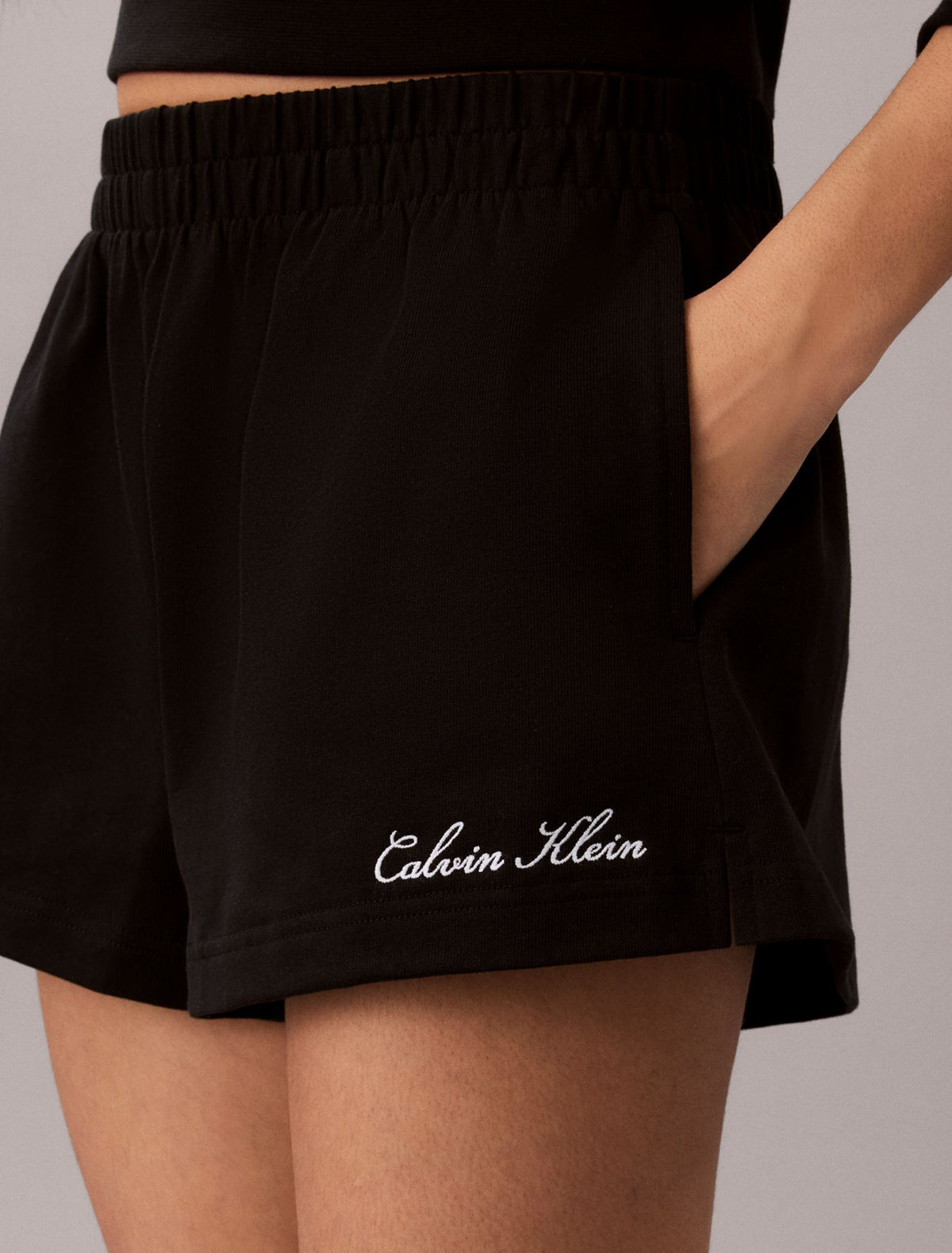 Logo Cotton Jersey Sleep Short - Calvin Klein Underwear