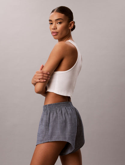 Chambray Sleep Shorts - Calvin Klein Underwear