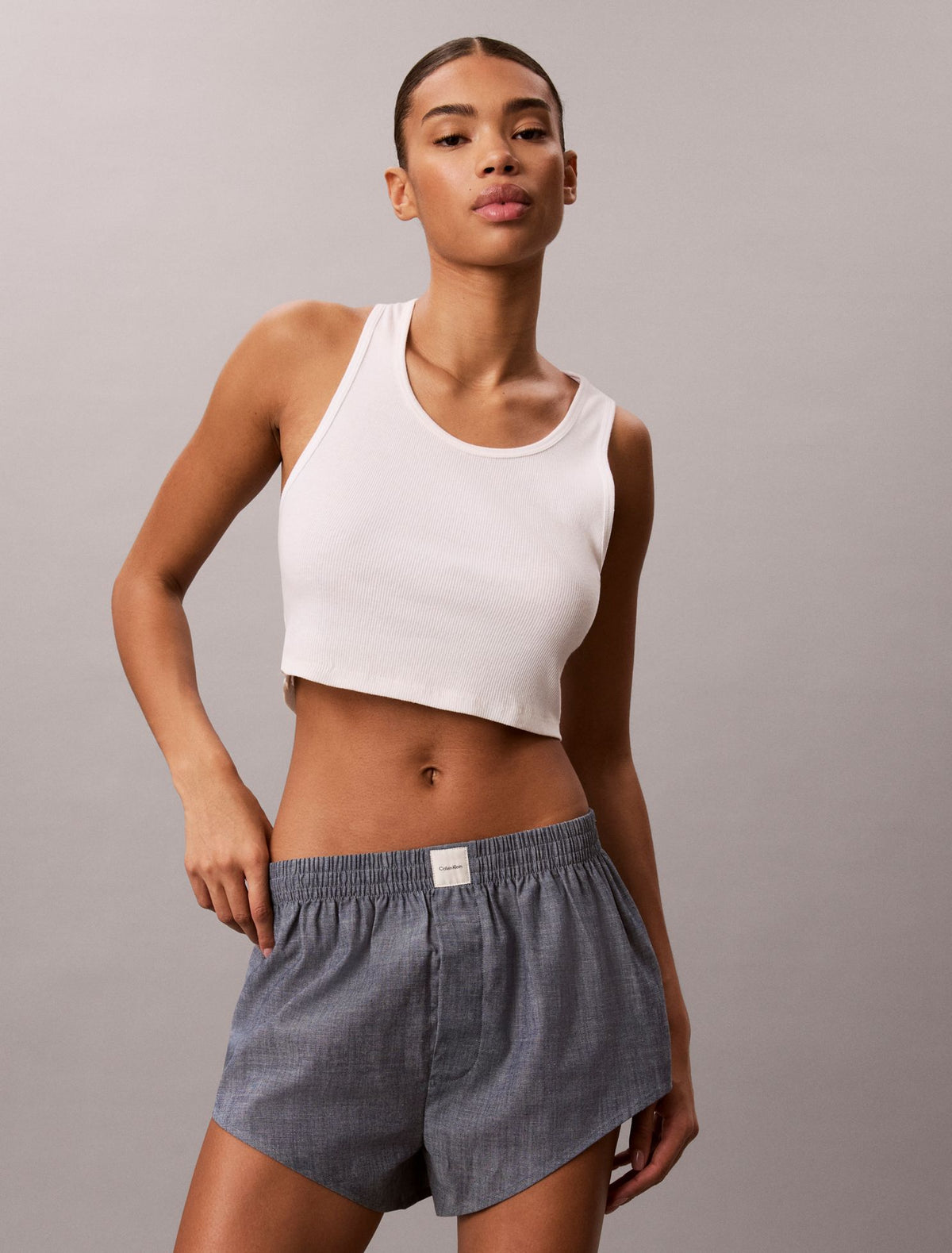 Chambray Sleep Shorts - Calvin Klein Underwear