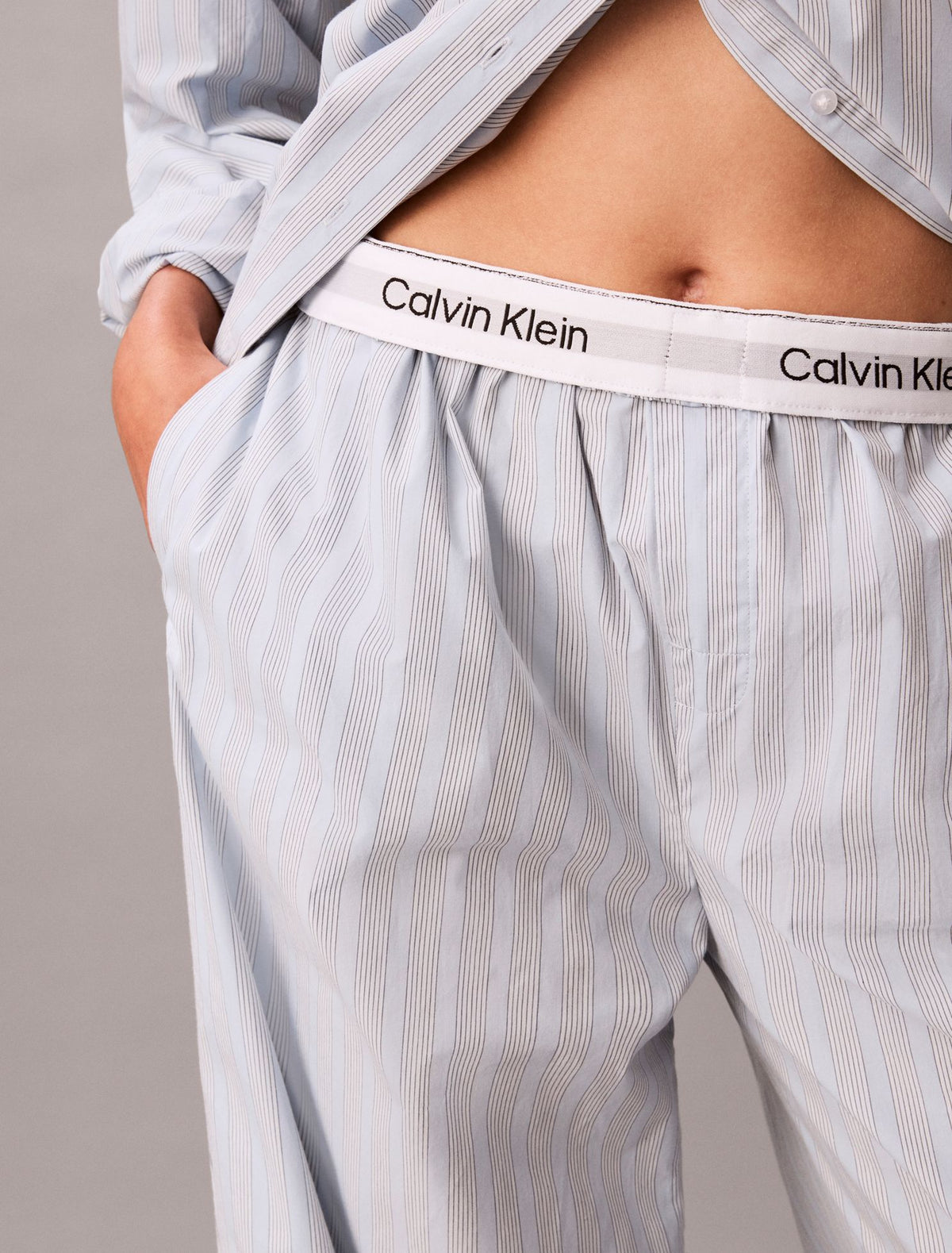 Cotton Poplin Sleep Pants - Calvin Klein Underwear
