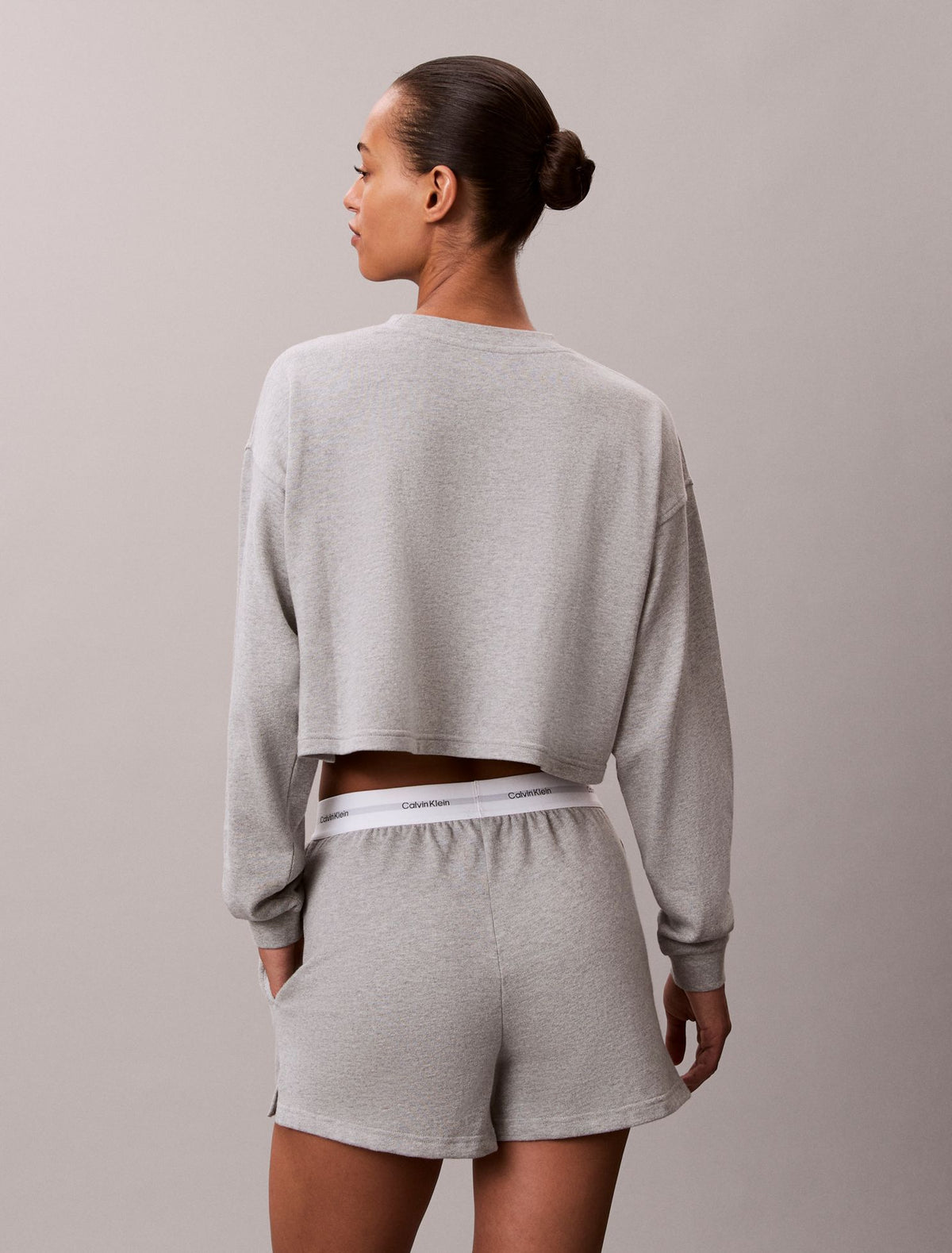 Logo Cotton Jersey Cropped Tee - Calvin Klein Underwear