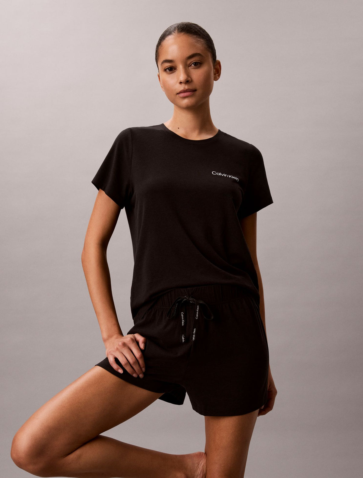 Viscose Cotton Blend Tee and Shorts Set - Calvin Klein Underwear