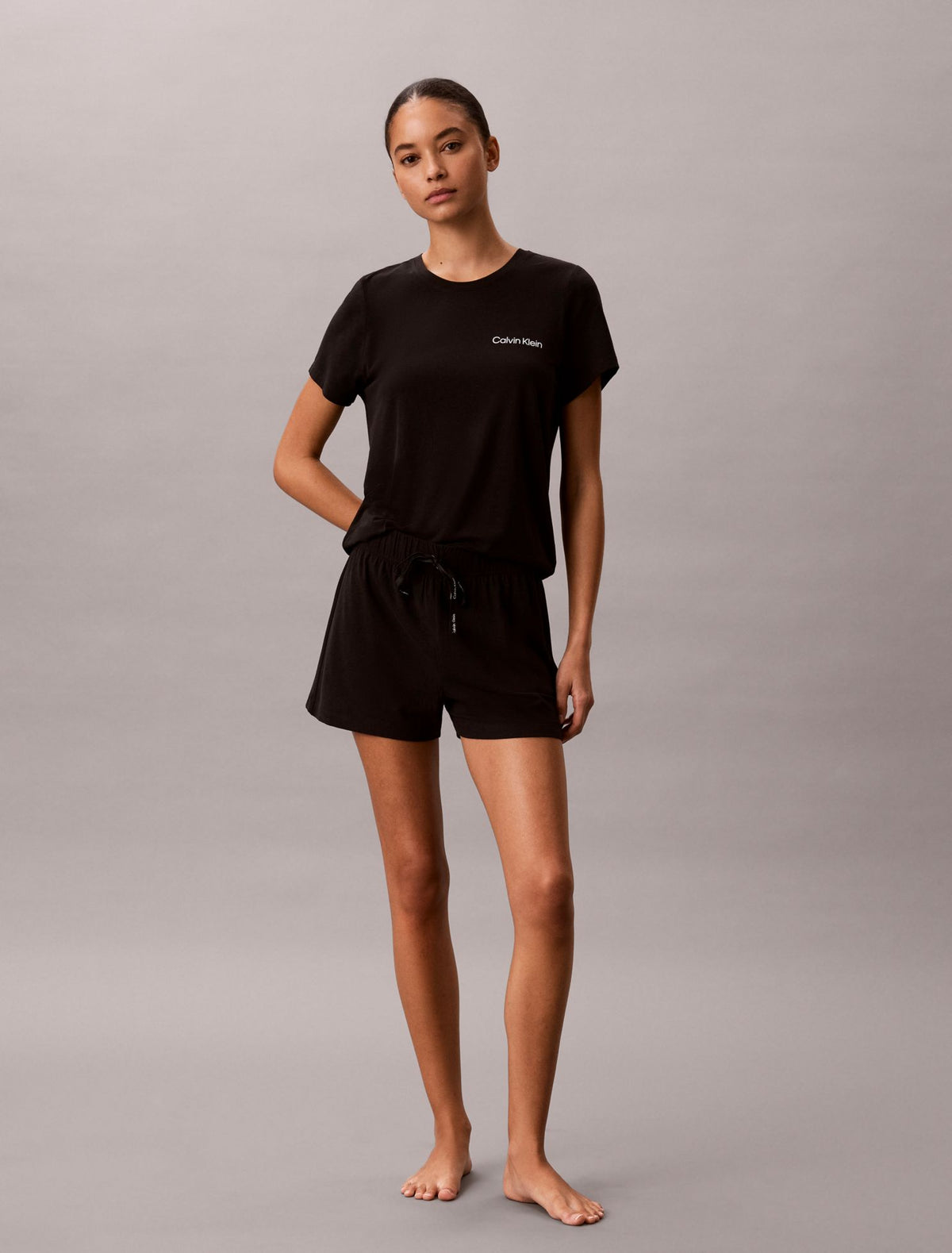 Viscose Cotton Blend Tee and Shorts Set - Calvin Klein Underwear