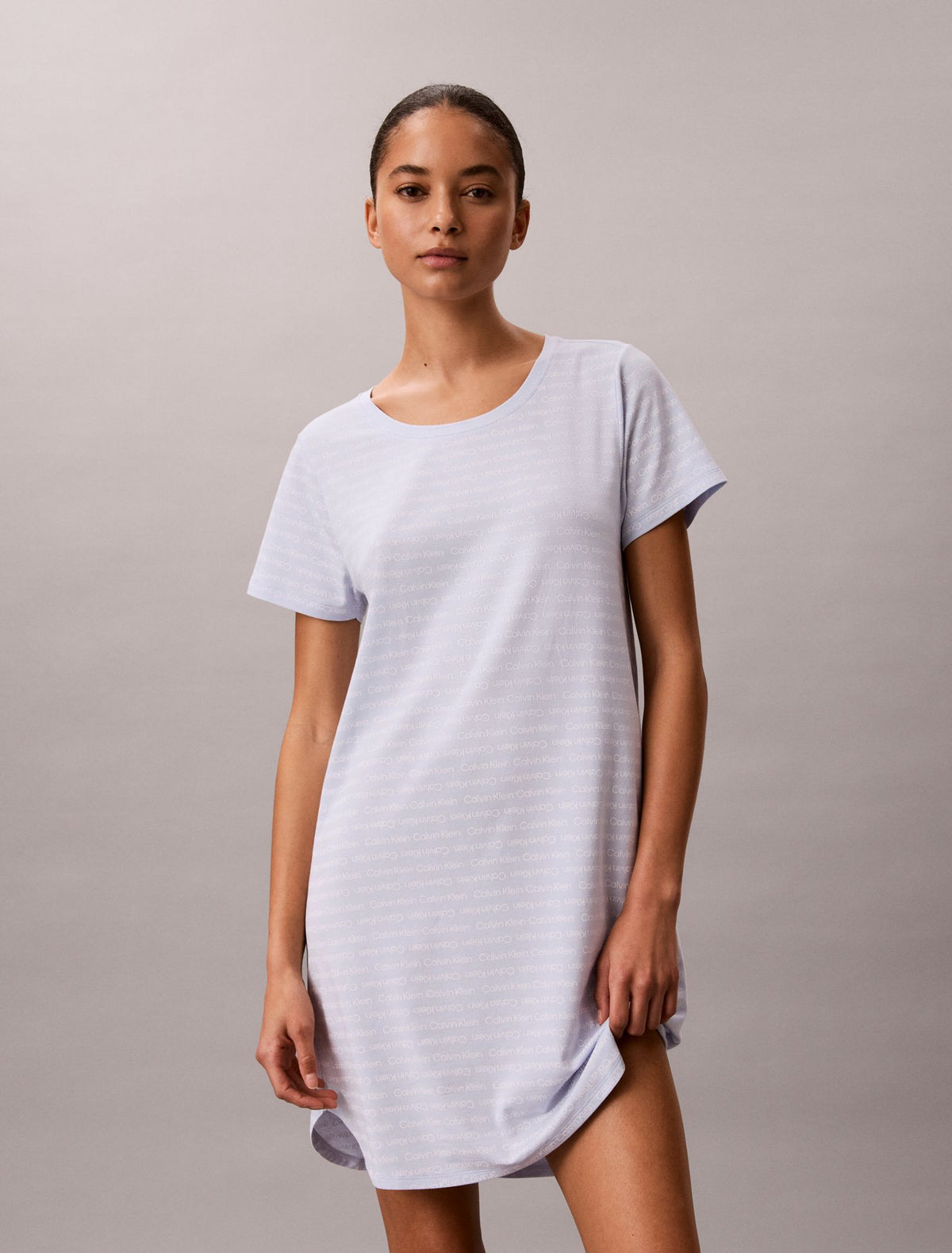 Viscose Cotton Blend Night Shirt - Calvin Klein Underwear