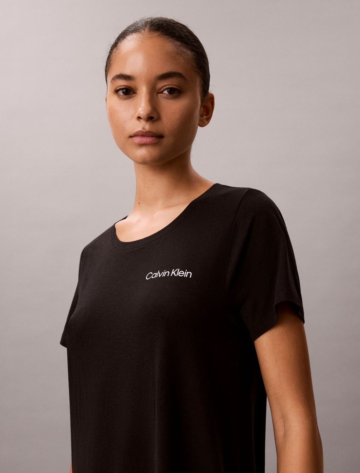 Viscose Cotton Blend Night Shirt - Calvin Klein Underwear