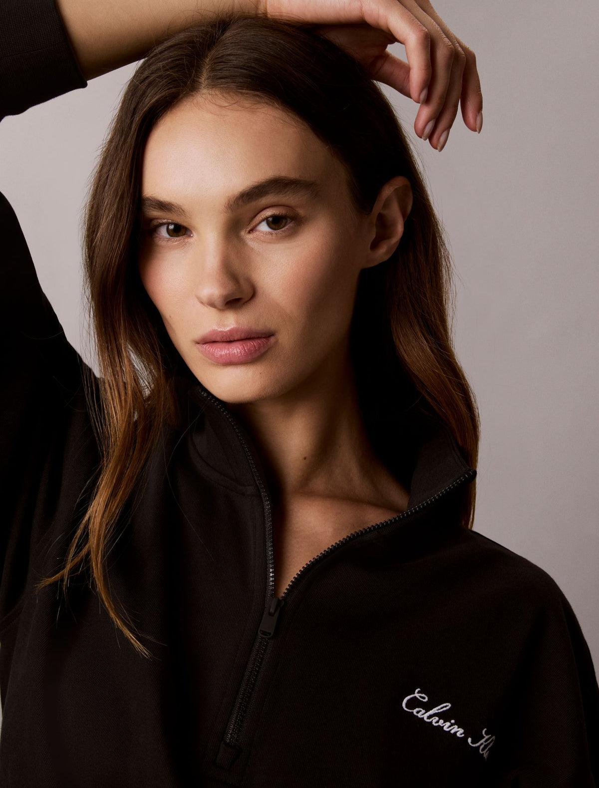 Logo Cotton Jersey Sleep Sweatshirt - Calvin Klein Underwear