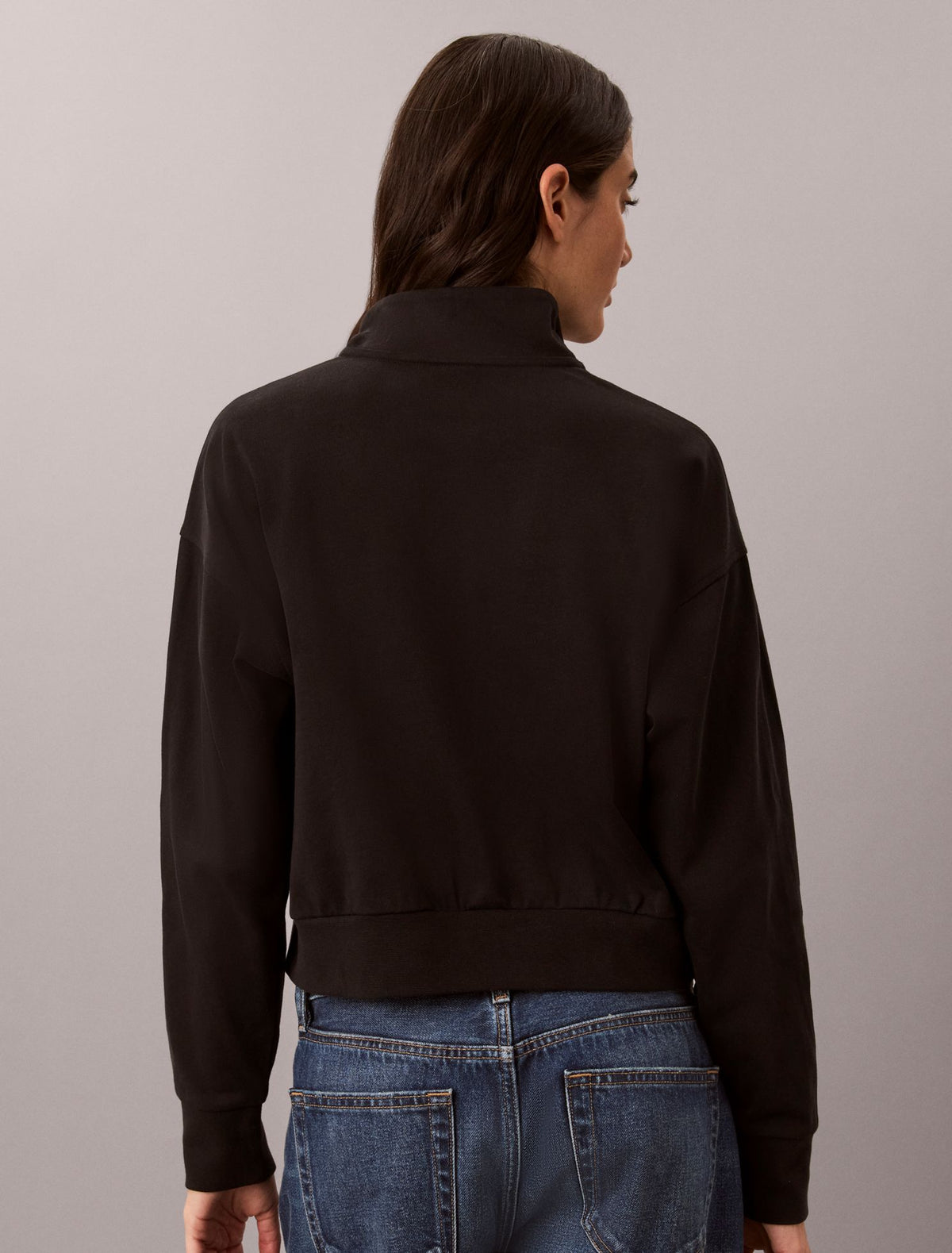 Logo Cotton Jersey Sleep Sweatshirt - Calvin Klein Underwear