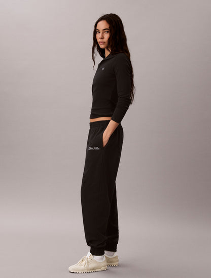 Logo Cotton Jersey Sleep Sweatpants - Calvin Klein Underwear