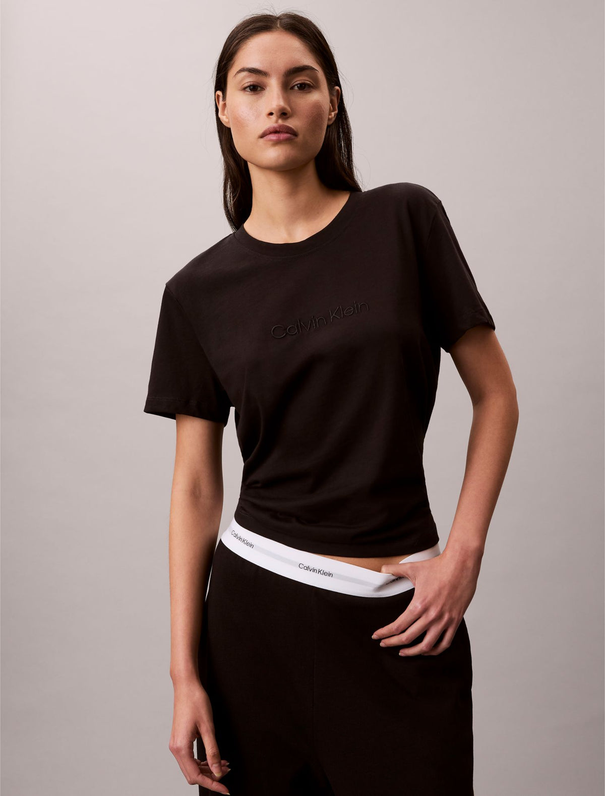 Terry Lounge Crewneck Sleep T-Shirt - Calvin Klein Underwear