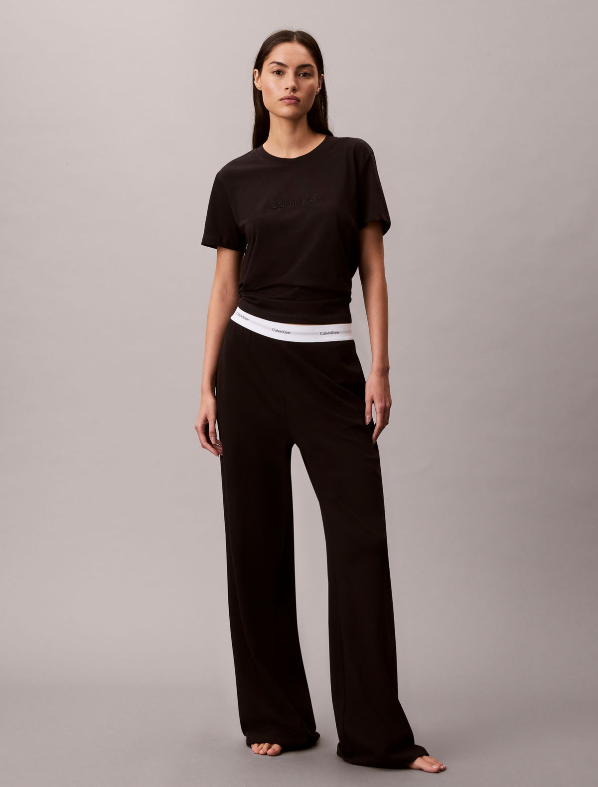 Terry Lounge Crewneck Sleep T-Shirt - Calvin Klein Underwear