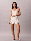 Dotted Logo Pinstripe Ivory