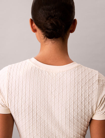 Rib Emblem Seamless Tee - Calvin Klein Underwear