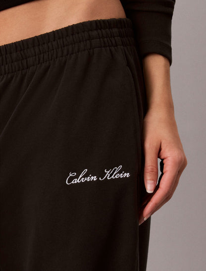 Logo Cotton Jersey Sleep Sweatpants - Calvin Klein Underwear