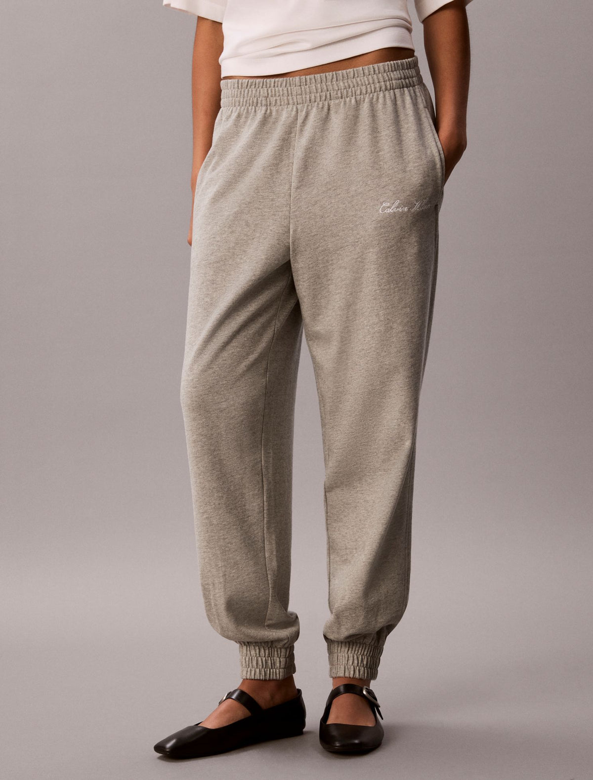 Logo Cotton Jersey Sleep Sweatpants - Calvin Klein Underwear