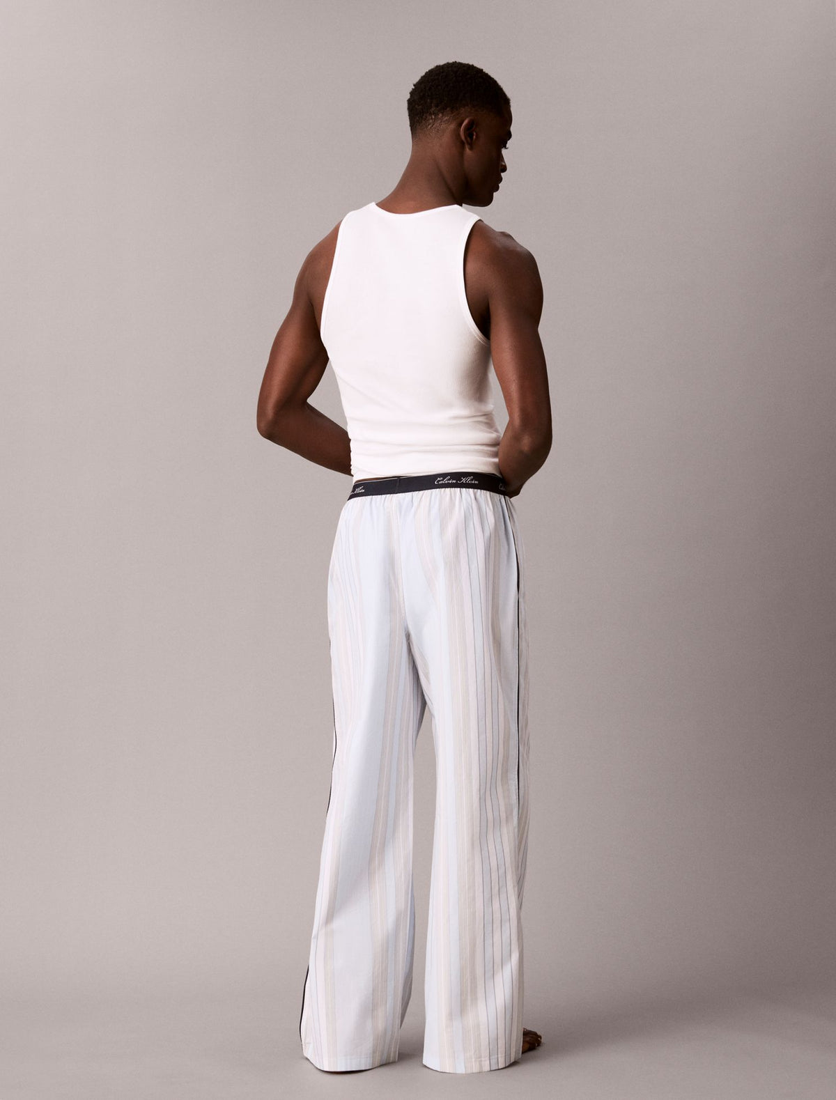Cotton Poplin Script Sleep Pants - Calvin Klein Underwear