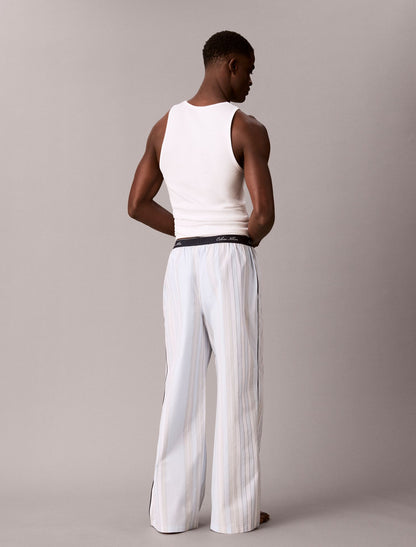Cotton Poplin Script Sleep Pants - Calvin Klein Underwear