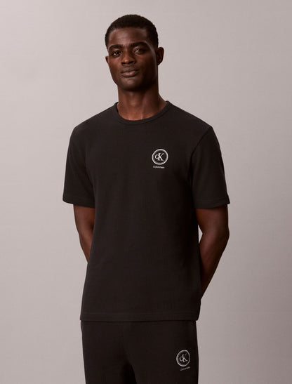 Brushed Waffle Sleep Tee - Calvin Klein Underwear