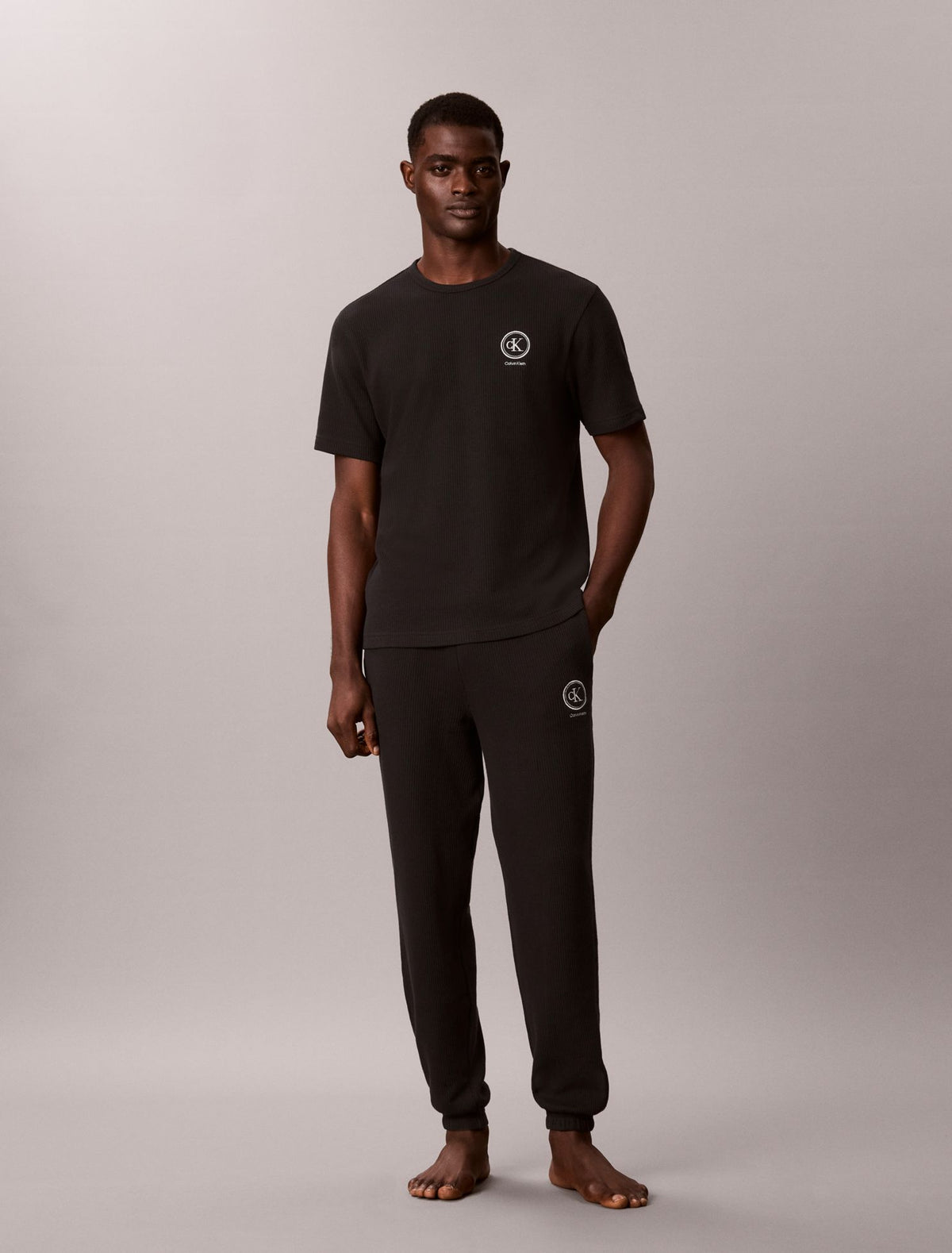 Brushed Waffle Sleep Joggers - Calvin Klein Underwear