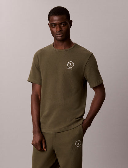 Brushed Waffle Sleep Tee - Calvin Klein Underwear