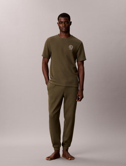 Brushed Waffle Sleep Tee - Calvin Klein Underwear