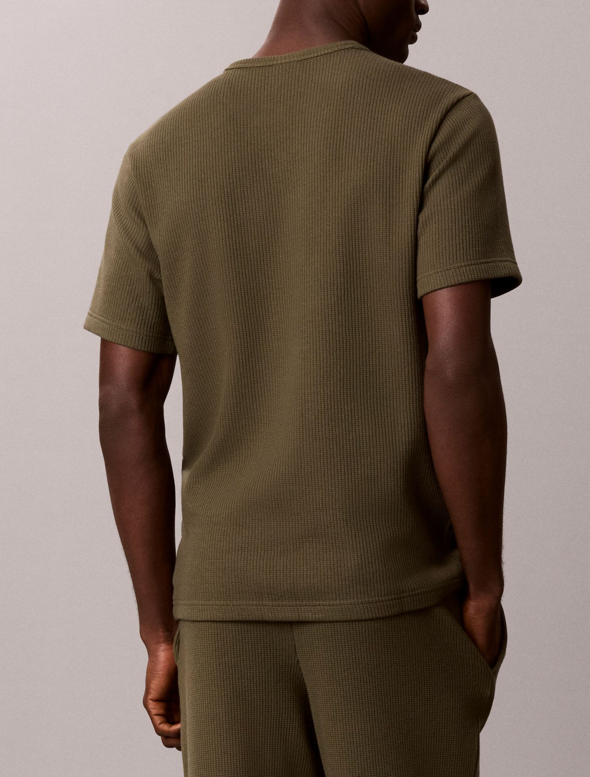 Brushed Waffle Sleep Tee - Calvin Klein Underwear