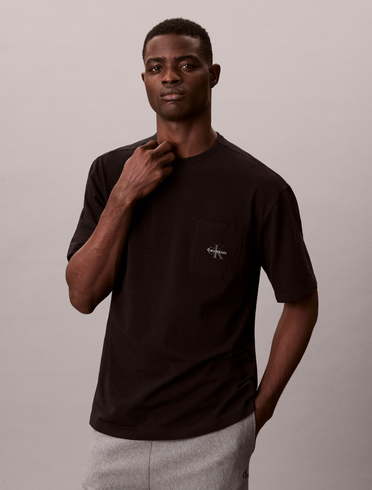 Icon Cotton Stretch Monologo Sleep Tee - Calvin Klein Underwear