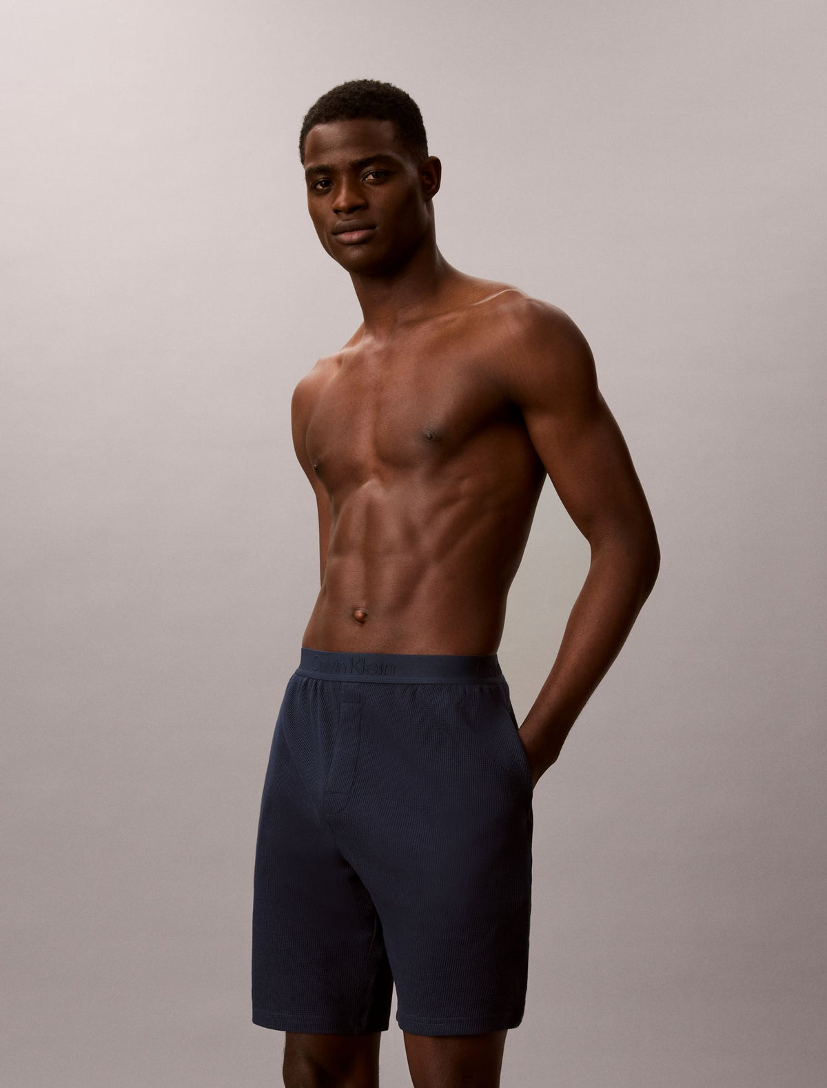 Waffle Knit Sleep Shorts - Calvin Klein Underwear