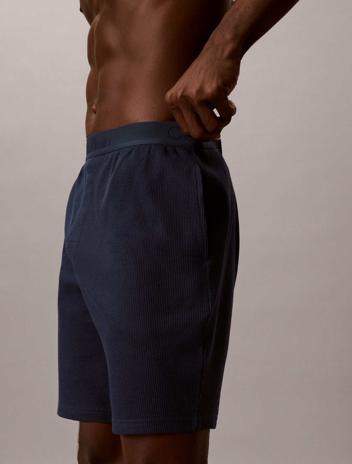 Waffle Knit Sleep Shorts - Calvin Klein Underwear