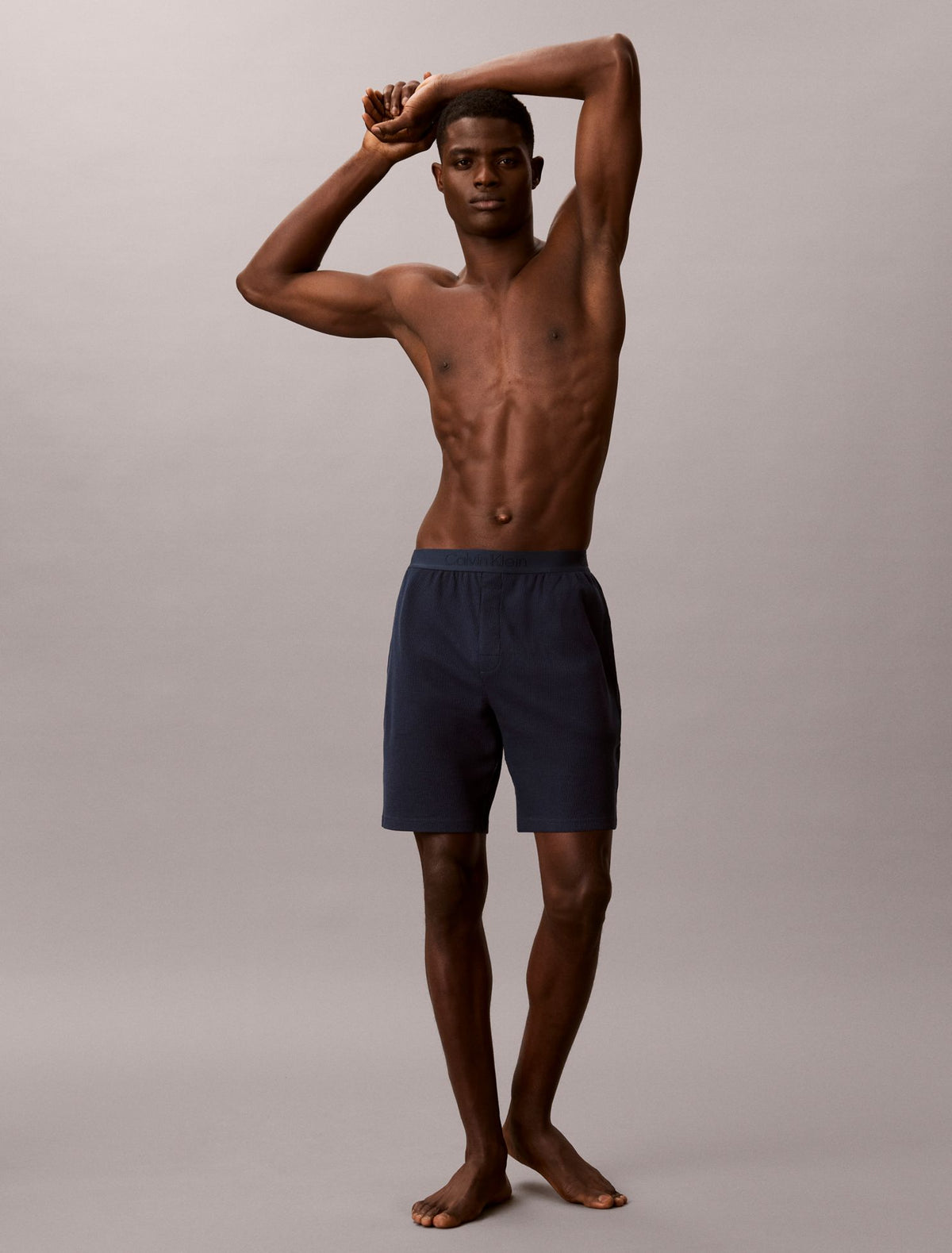 Waffle Knit Sleep Shorts - Calvin Klein Underwear