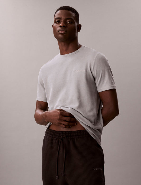 Pique Crewneck Sleep T-Shirt - Calvin Klein Underwear