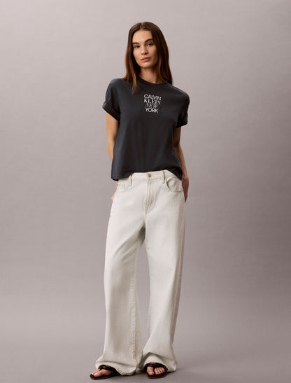 CK NY Photo Graphic Boxy Tee - Calvin Klein Women