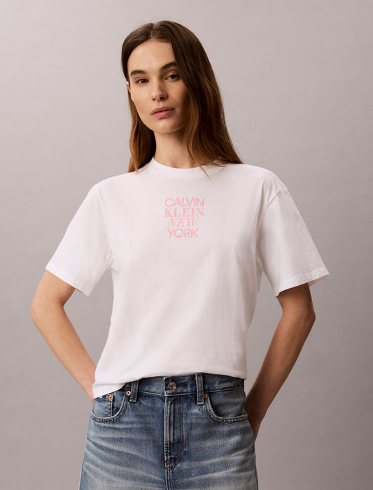 CK NY Photo Graphic Boxy Tee - Calvin Klein Women