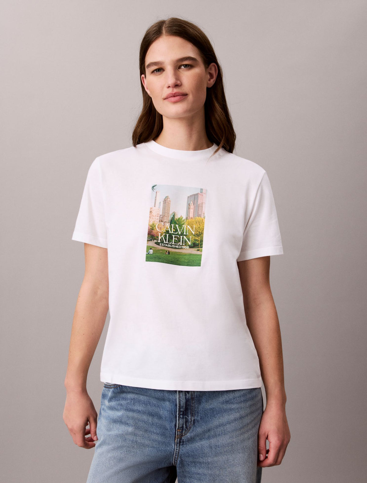 Classic Central Park Graphic Tee - Calvin Klein Women
