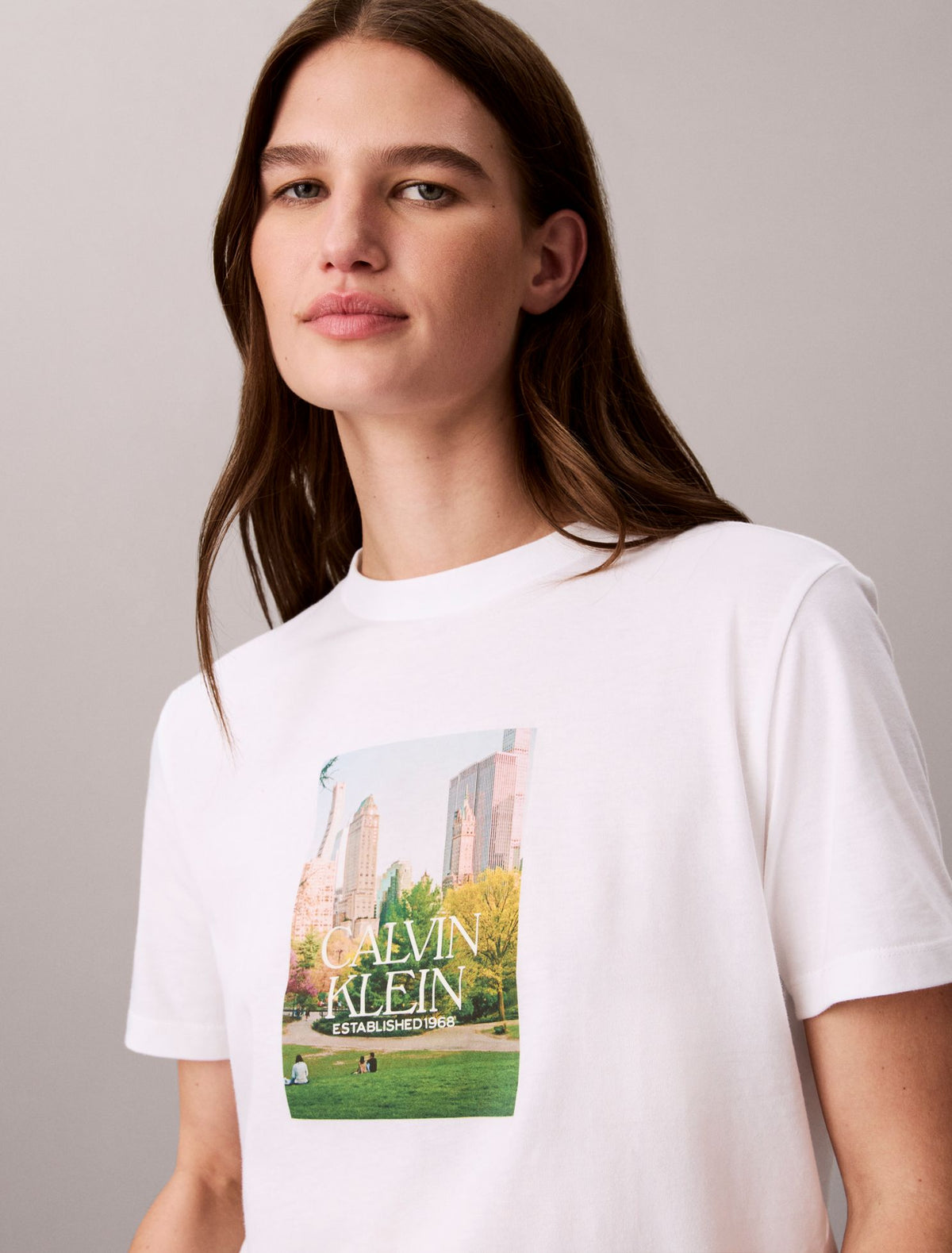Classic Central Park Graphic Tee - Calvin Klein Women