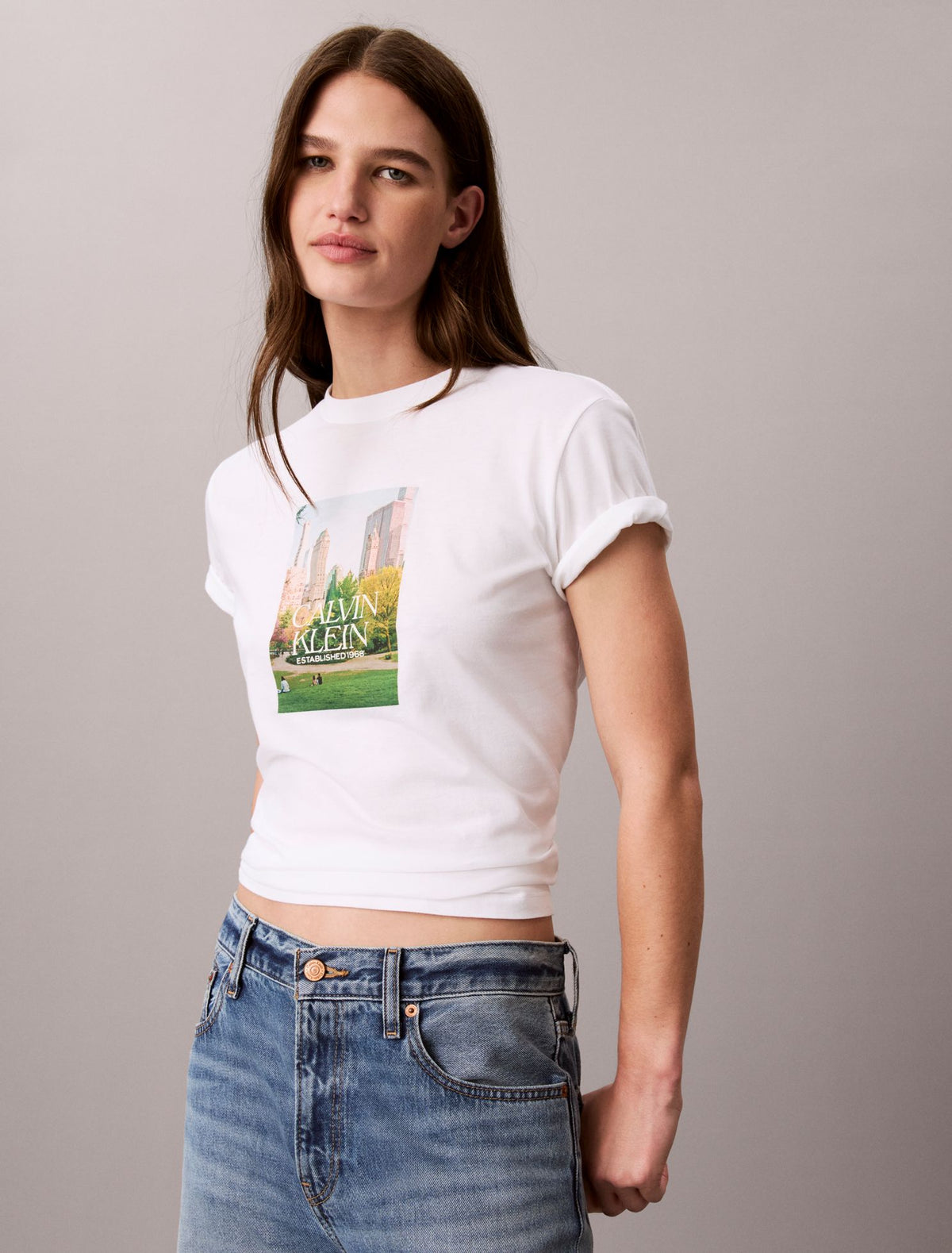 Classic Central Park Graphic Tee - Calvin Klein Women