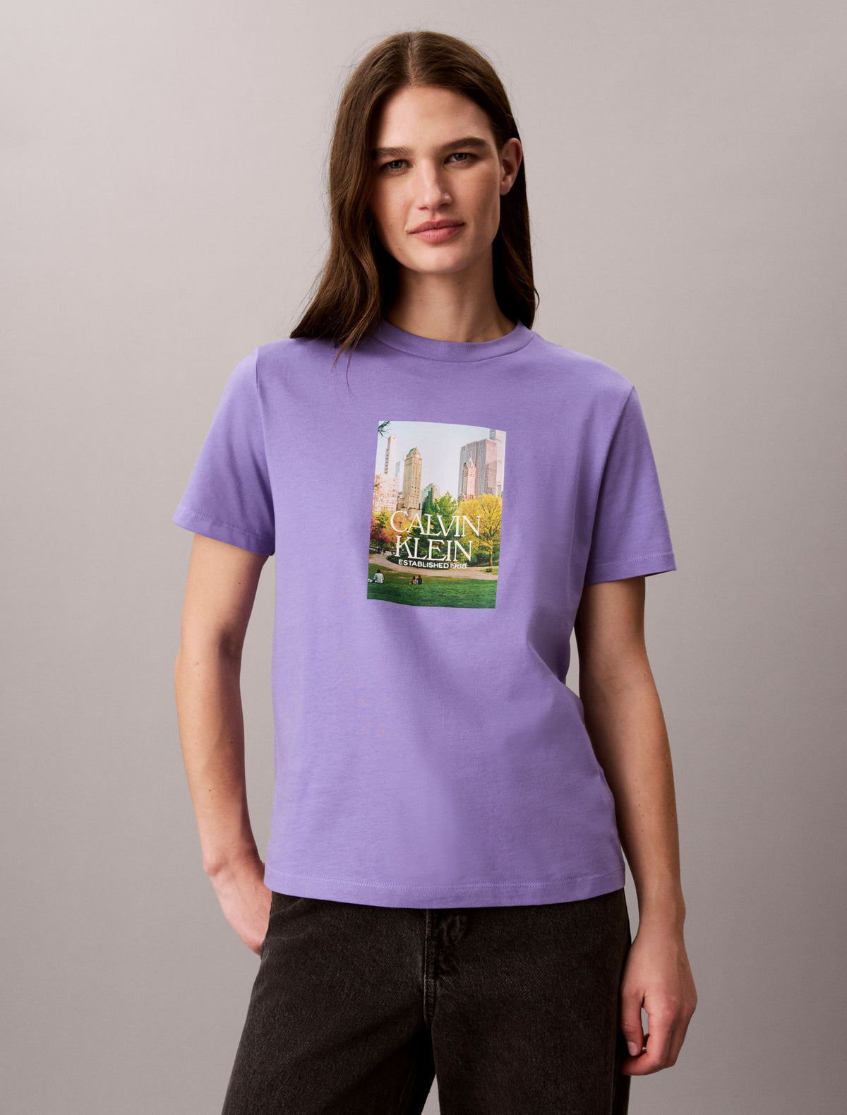 Classic Central Park Graphic Tee - Calvin Klein Women