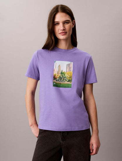Classic Central Park Graphic Tee - Calvin Klein Women