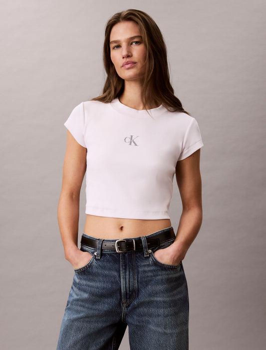 Monologo Baby Tee - Calvin Klein Women
