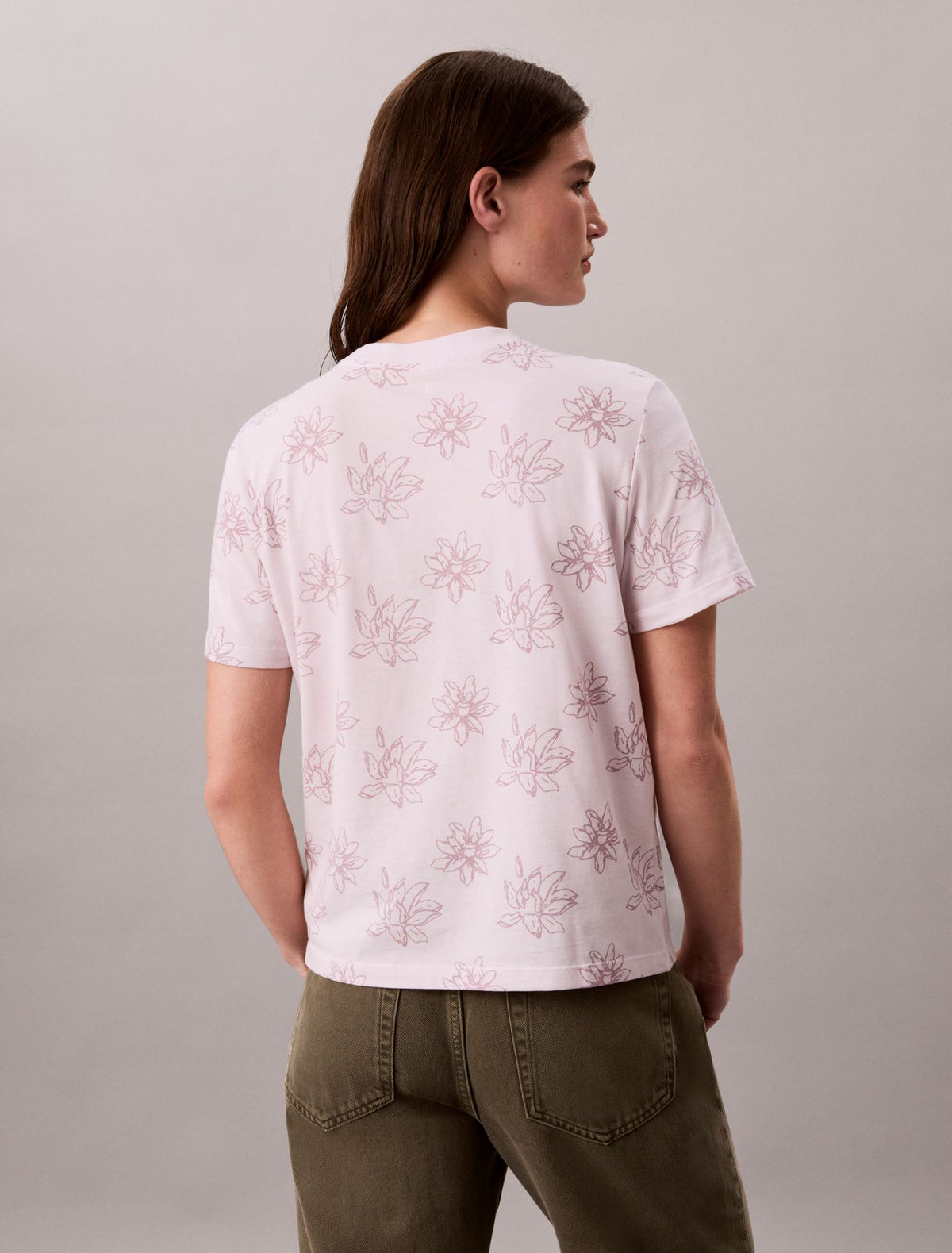 Allover Floral Tee - Calvin Klein Women