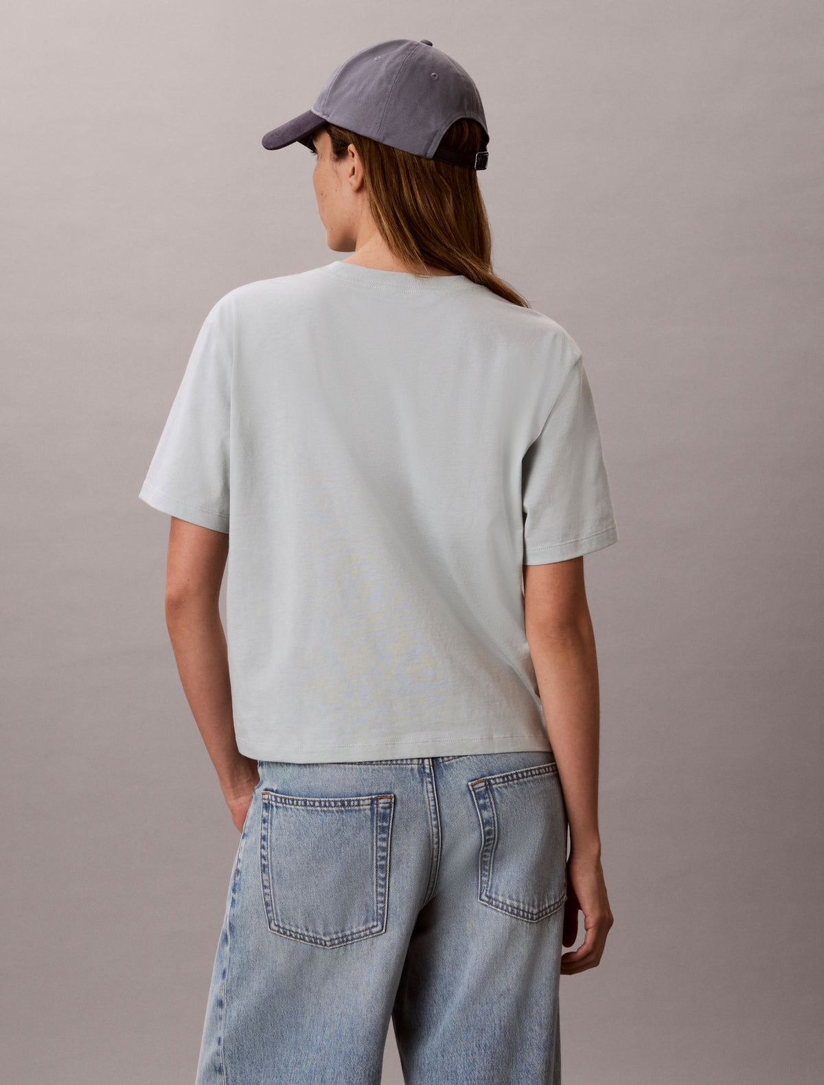 Floral Logo Graphic Boxy T-Shirt - Calvin Klein Women