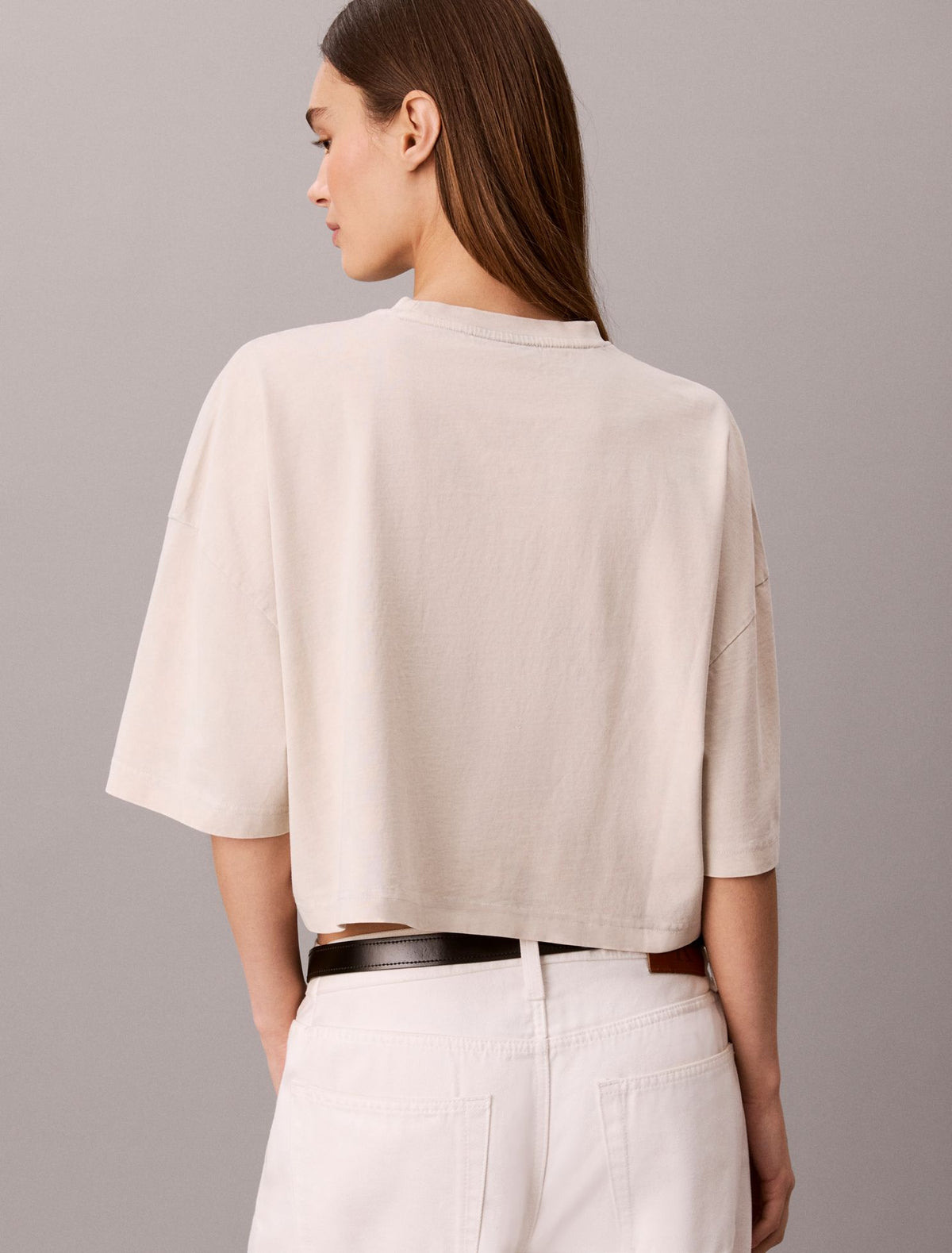 Boxy Applique Logo Tee - Calvin Klein Women