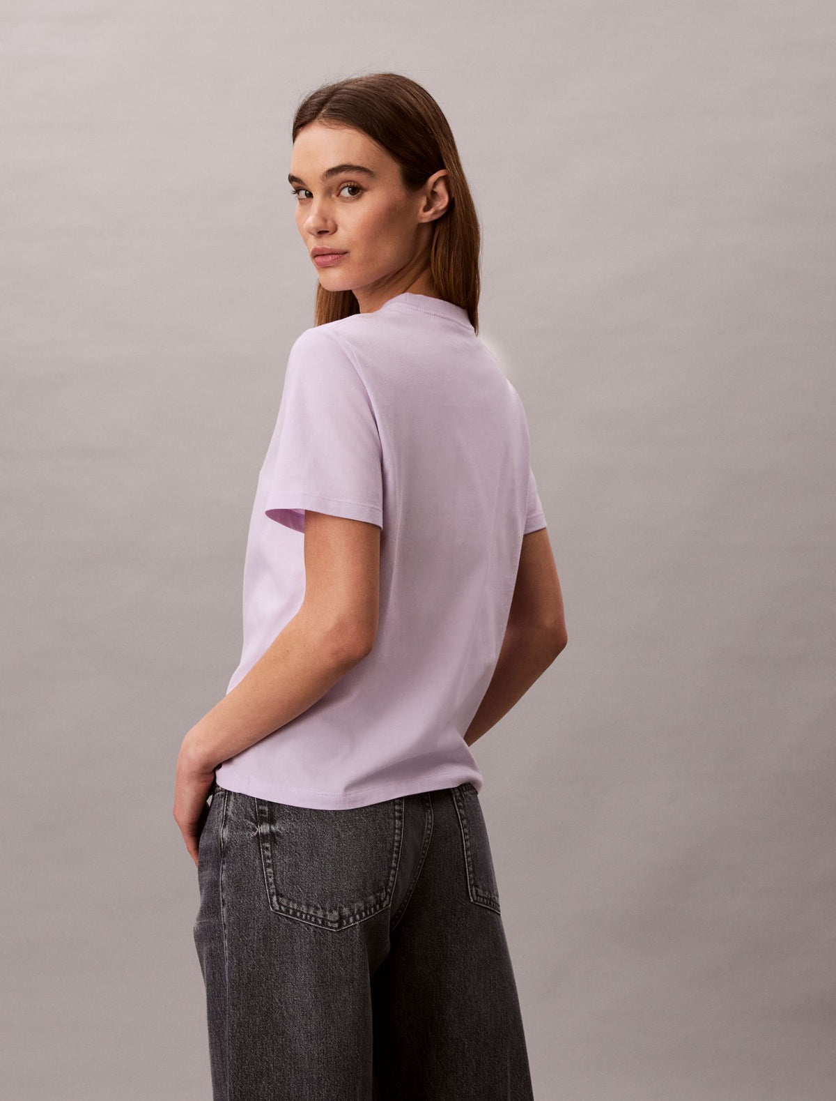Script Monologo Graphic Classic T-Shirt - Calvin Klein Women