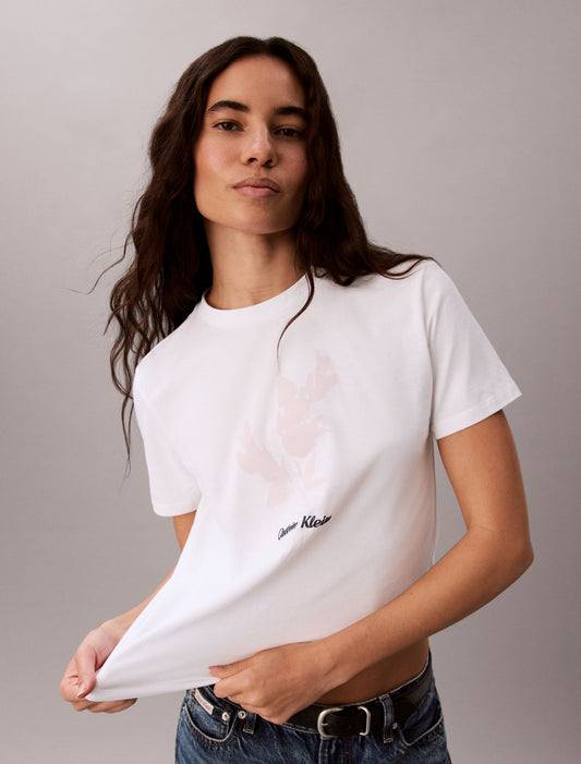 Floral Classic Tee - Calvin Klein Women