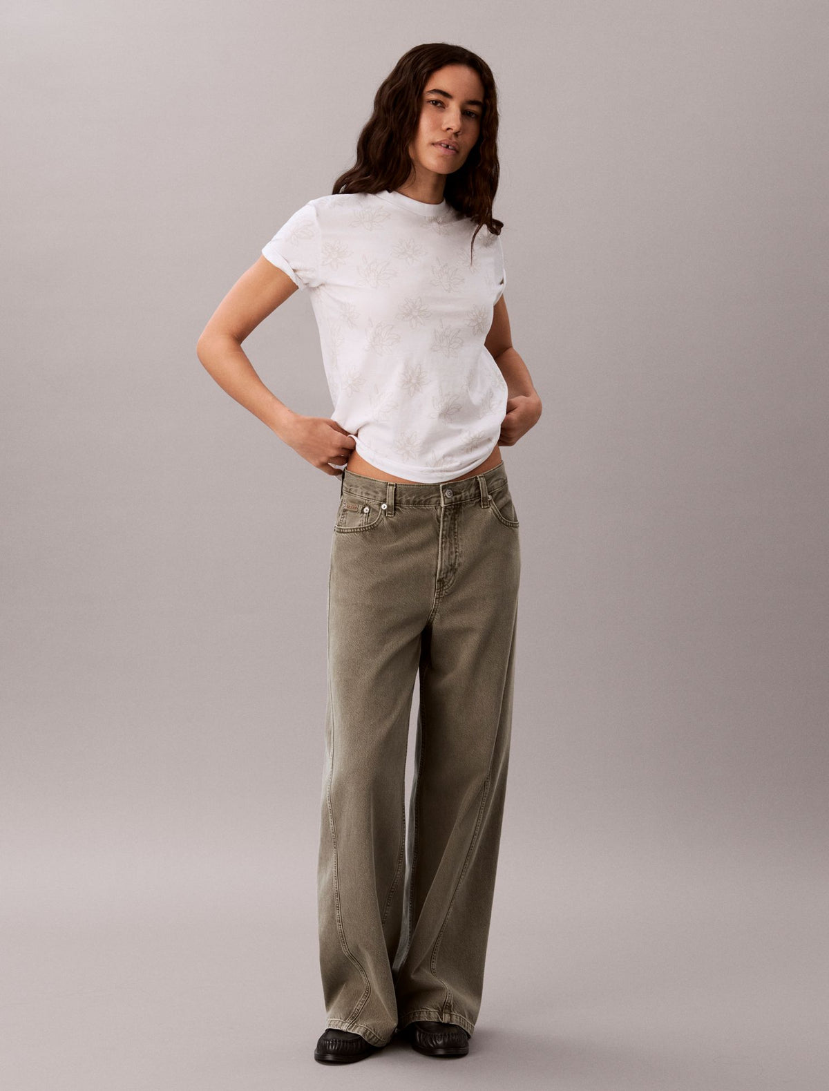 Allover Floral Tee - Calvin Klein Women