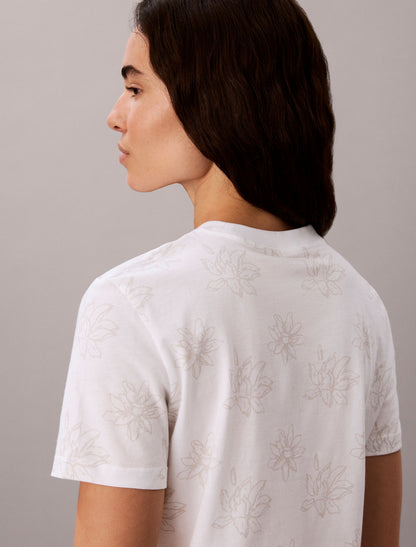 Allover Floral Tee - Calvin Klein Women