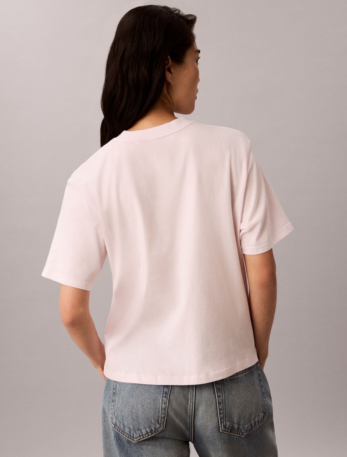 Hearts Print Boxy Tee - Calvin Klein Women